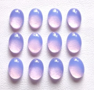 Beautiful Lavender Quartz Gemstone Cabochon, Wholesale Oval Shape Loose Gemstone - Image 1 of 4