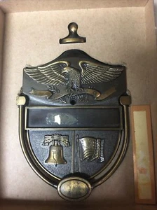 Vintage American Bi-Centennial Door Knocker 1776-1976 NEW Liberty Bell Eagle - Picture 1 of 6