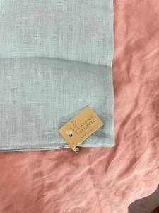 100% Linen Cushion Cover – Sage Green, 45x45cm, Modern Minimalist, Made in Italy - Picture 1 of 5