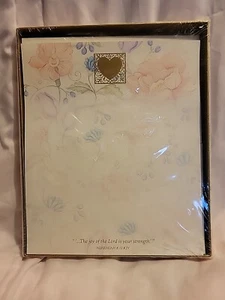 Stationery Set Joyfully Yours “The Lord Is Your Strength “ New - Picture 1 of 7