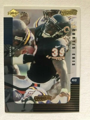 1999 COLLECTOR'S EDGE SUPREME GOLD INGOT FOOTBALL CARD CURTIS ENIS #025 - Image 1 of 2