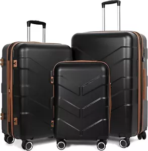 Luggage Sets 3 Piece with Spinner Wheel, Hardside Suitcase Set with TSA Lock, - Picture 1 of 7