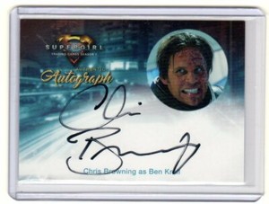 2018 Cryptozoic Supergirl Season 1 Chris Browning as Ben Krull Autograph Auto