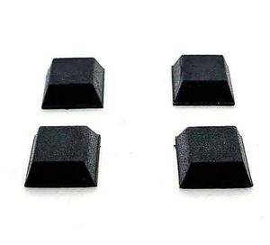 3/4" Wide x 5/16 Thick Square Rubber Stick on Feet Adhesive Backed Bumper Pads - Picture 1 of 8
