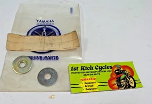 NOS YAMAHA FLAT WASHER EX340 807-15726-00 (2 PACK) OEM - Imagen 1 de 3