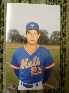 Postal de colección 1985 Danny Heep NY Mets Barry Colla #1886 excelente estado rara ⚾ - Imagen 1 de 2