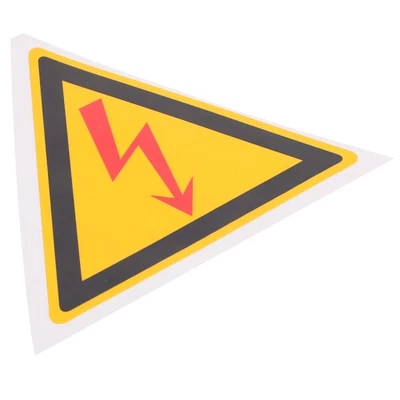  Caution Sticker Self-adhesive Safety Sign Industrial-warning-signs - Image 1 of 4