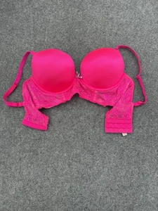 Victoria's Secret Dream Angels Plunge Bra, Neon Pink 34D - Picture 1 of 9