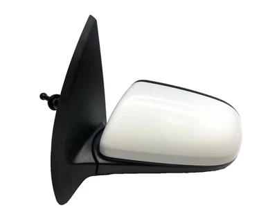 2007 - 2011 Chevrolet Aveo *Sedan* Espelho de Porta Esquerdo Motorista Manual Summit Branco - Imagem 1 de 4