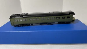 Pecos River Brass Business Coach 2811P - Pintado Verde #9 Santa Fe Escala HO NUEVO EN CAJA - Imagen 1 de 12