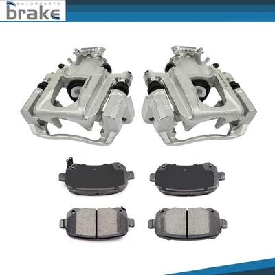 Pair Rear Brake Calipers And Ceramic Pad For 08 09 10 11 12 DODGE GRAND CARAVAN Foto 1 de 4