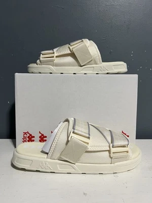 Kappa 222 Banda Mitel 1 Slides Off White (304KUQ0) Talla 13M (Nuevo) Tamaño Raro Foto 1 de 4