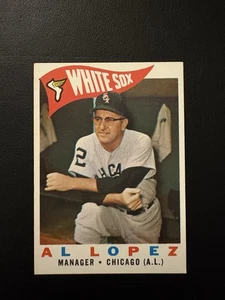 1960 TOPPS SET BREAK #222 AL LOOEZ MANAGER EXMT! - Picture 1 of 2