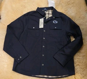 Vantage Penn State Nittany Lions Herren Medium Large LS Hemdjacke mit Knopfleiste NEU - Bild 1 von 3