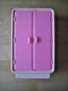 Vintage Barbie Mattel * Barbie Dream Furniture * Sammlung rosa Schrank 1978 - Bild 1 von 9
