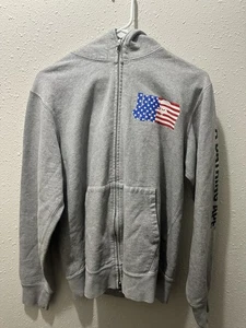 BAPE x UNDEFEATED USA Full Zip Hoodie grau Herren XL A Bathing Ape Streetwear - Bild 1 von 9