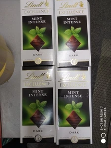 Barritas de chocolate negro Lindt Excellence menta intensa 4x100 g BBE - Imagen 1 de 23