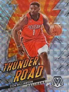 2022-23 Mosaic Thunder Road Mosaic #13 ZION WILLIAMSON  New Orleans Pelicans  - Picture 1 of 2