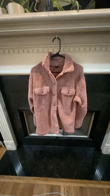 Acogedora chaqueta camisa polar XS para mujer Foto 1 de 4