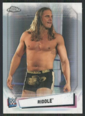 2021 Topps Chrome WWE Refractors #29 Riddle 1258 - Image 1 of 2