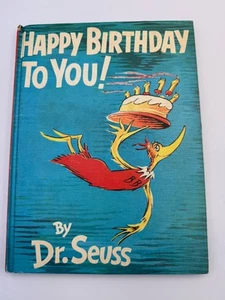 Happy Birthday to You! Dr. Seuss 1959 Hardcover 1st Edition/Printing Vintage - Picture 1 of 12