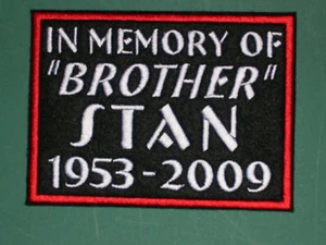 IN MEMORY OF CUSTOM BIKER PATCH PATCHES + CHOOSE COLORS + FONT *UP TO 5X4 inches - Bild 1 von 6