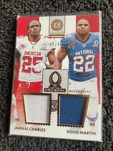 2016 Panini Encased Pro Bowl /49 Doug Martin Jamaal Charles #10 come nuovo MK24-733 - Foto 1 di 1