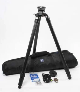 Leofoto LM-324C Carbon Fiber Tripod with 75mm Video Bowl+Platform and Leofoto YB - Picture 1 of 6