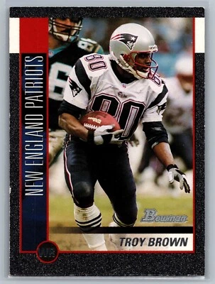 /250 2002 Bowman - Silver #37 Troy Brown - EX-NM *TEXCARDS* - Image 1 of 2