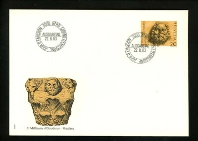 Postal History Switzerland FDC #740-743 SET OF 4 Martigny dogs kennel club 1983 - Image 1 of 4