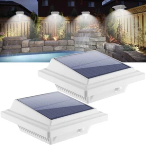 2PCS 40LED Solar Power Wall Light Sensor Outdoor Waterproof Garden Yard Lamp US - Picture 1 of 10