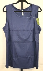 Sosolism Blue Breastfeeding Tank Top NWT Size XXL 95% Rayon 5% Spandex - Picture 1 of 4