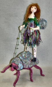 Cloth Art Doll CD Pattern "Beetle Babe" By Judy Skeel - Picture 1 of 3