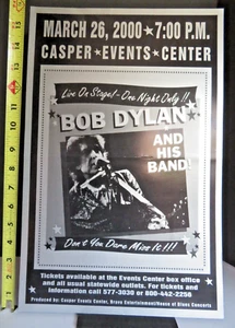 2000 VINTAGE Bob Dylan RARE Original Concert Poster March 26 Casper, WY - Picture 1 of 8