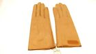 NEW COUPE MAIN LADIES CAMEL LEATHER GLOVES UNLINED SIZE 7
