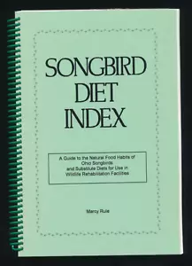 Singvogel-Diät-Index von Marcy Regelspirale Taschenbuch natürliche Ernährungsgewohnheiten von Ohio - Bild 1 von 4
