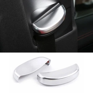Cinturón de seguridad hebilla de asiento plateado mate para Porsche Panamera 2017-2021 - Imagen 1 de 9
