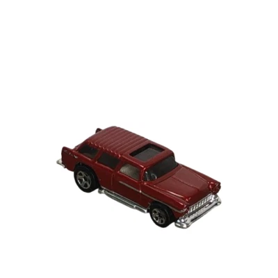 Hot Wheels Chevy Nomad 1969 Red Malaysia Diecast Cars 1/64 Scale Toy Mattel 2" - Image 1 of 4