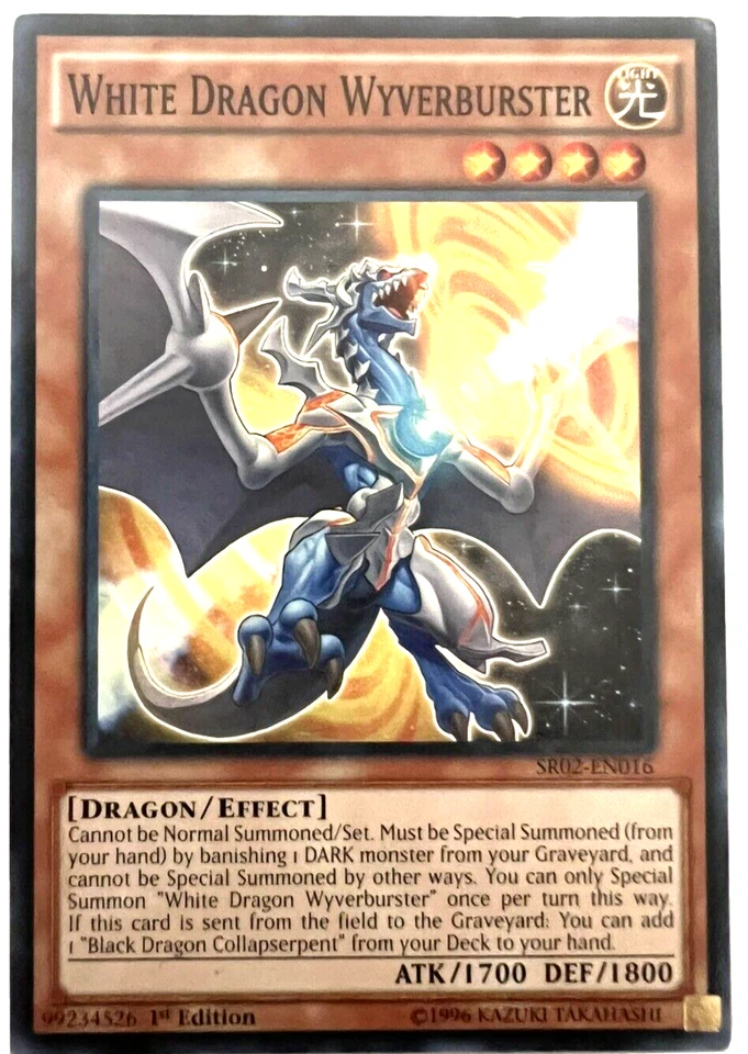 YuGiOh! - White Dragon Wyverburster - Common - Image 1 of 1