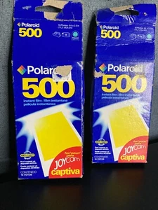 (2) New Polaroid 500 Instant Film JoyCam Captiva boxes. 10 photos each box. - Picture 1 of 3