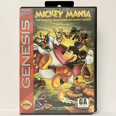 Mickey Mania: The Timeless Adventures of Mickey Mouse (Sega Genesis, 1994) - Image 1 of 3
