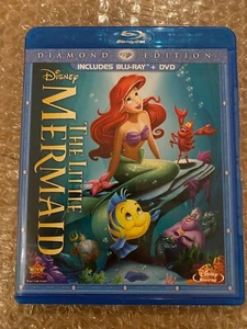 The Little Mermaid Diamond Edition Blu-ray DVD OOP Disney Vault 2013 - Foto 1 di 3