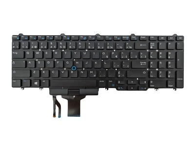 NEW OEM Dell Latitude 5590  Precision 3510 3520 French Canadian Keyboard - YM0K9 - Image 1 of 2