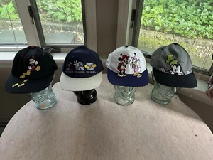 Lot of (4) 1990's GOOFY Hat Co. Cap Strapback Hat Mickey, Minnie, Daisy & Goofy - Picture 1 of 13