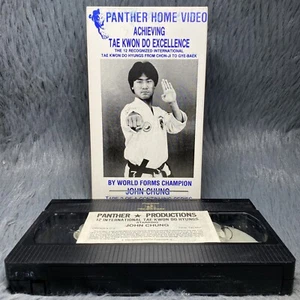 Panther Home Video: Achieving Tae Kwon Do Excellence John Chung VHS Tape Rare - Picture 1 of 8
