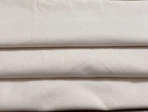 Cotton Fabric Pale Peach 7/8 Yard x 64" - Picture 1 of 5