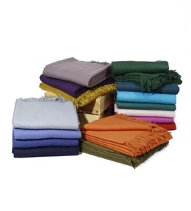 100% Baby Alpaca Wool Blanket Throw for Bed Couch Sofa Soft Warm Peru 72" x 52" - Picture 1 of 102