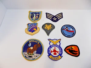 Lot Of 8 Vintage Patches Sew On And Iron On Lot 1 (V) - Picture 1 of 4