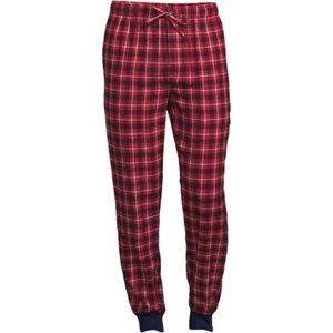 LANDS' END MEN'S FLANNEL JOGGER PAJAMA PANTS (XXL) - Picture 1 of 3