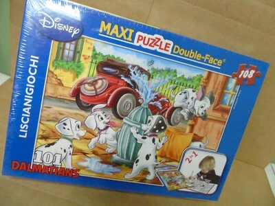 TOTALMENTE NUEVO Disney Dálmatas Doble Cara Color y Puzzle 108 Piezas Edades 4 a 8 Foto 1 de 4